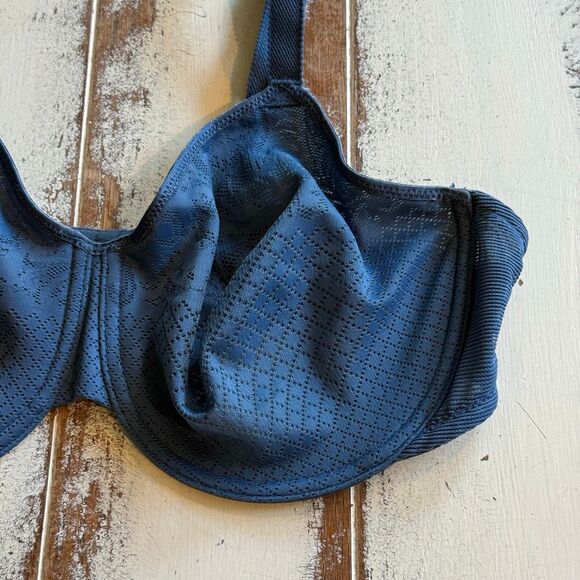 Wacoal dark teal Visual Effects Minimizer bra STYLE 857210 size 40D - Picture 10 of 12